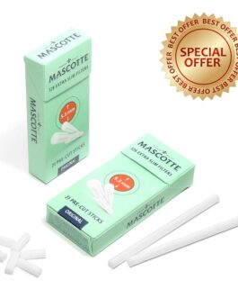 Mascotte | 5.3mm Extra Slim Premium Filter Tips | 2x 126 Pack