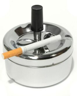 Smoke-King | Spinner Ashtray Polished Chrome | 9cm