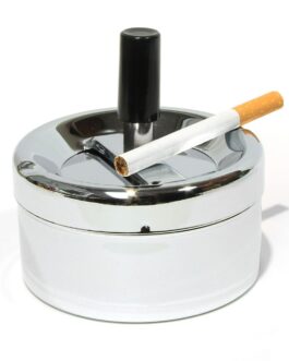 Angelo | Spinner Ashtray High Polished Chrome | 9cm