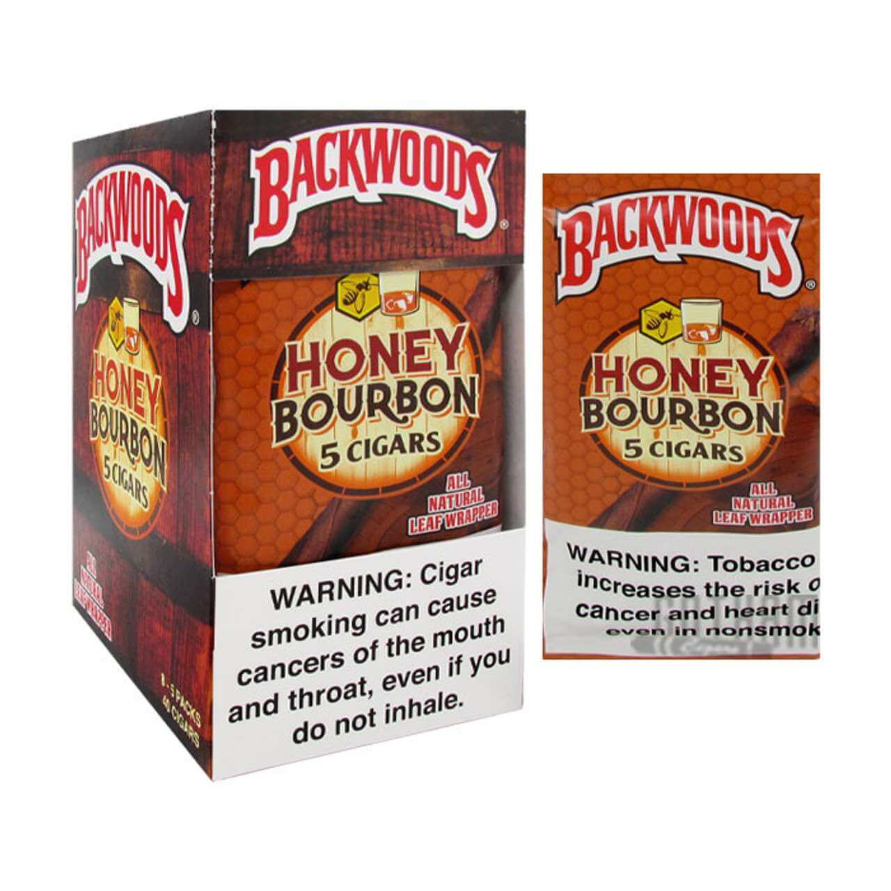 HONEY BOURBON BACKWOODS 8/5ct