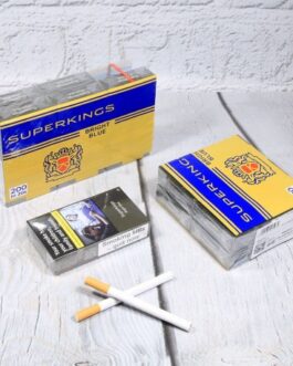 Buy Superkings | 200 Bright Blue Cigarettes |10 Pack’s | (1 Sleeve)
