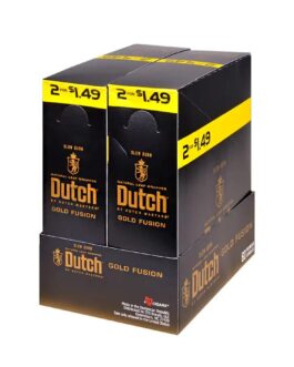 Dutch Masters Foil Fresh Gold Fusion Cigarillos 30 Packs of 2