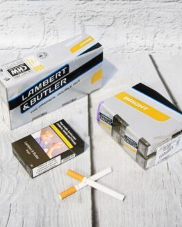 Lambert & Butler | King Size Bright | 20 Cigarettes |10 packs – (One Sleeve)