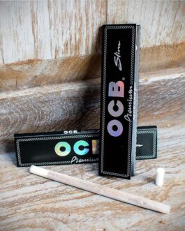 OCB | Premium Slim K.S. Rolling Papers | Pack of 2 Booklets
