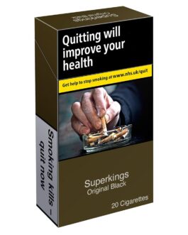 Superkings Original Black – 20 Cigarettes