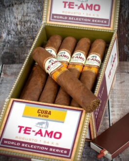 Te Amo World Selection Series – Box of 15 Cuban Robusto Cigars